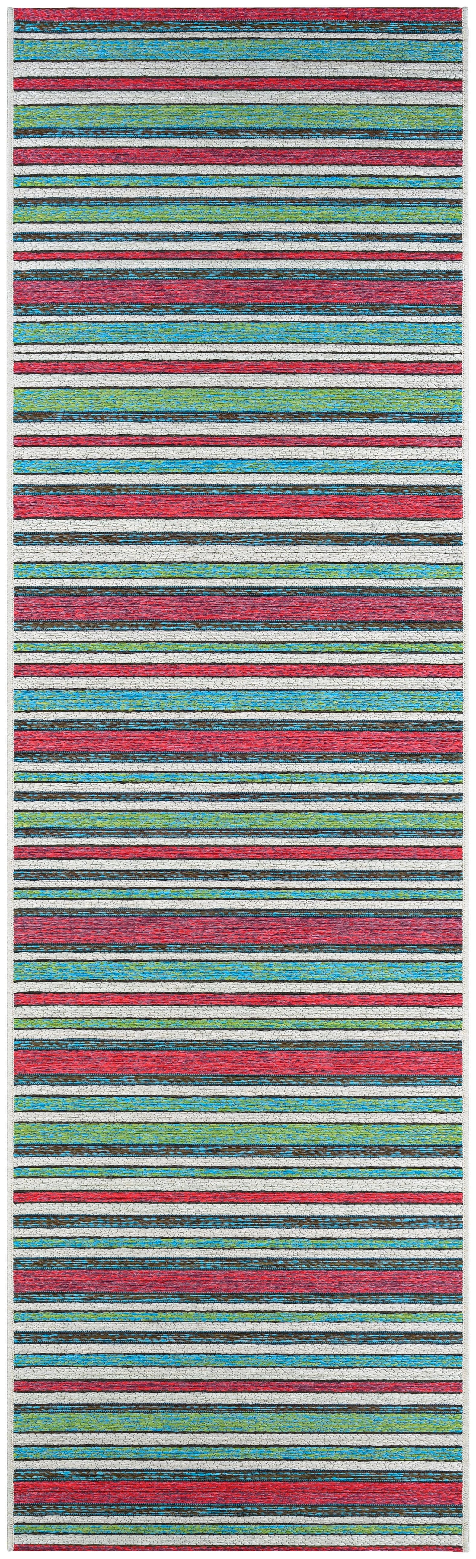 Couristan Cape Brockton Indoor / Outdoor Area Rug, Purple-Multicolor, 2'3" x 11'9" Runner