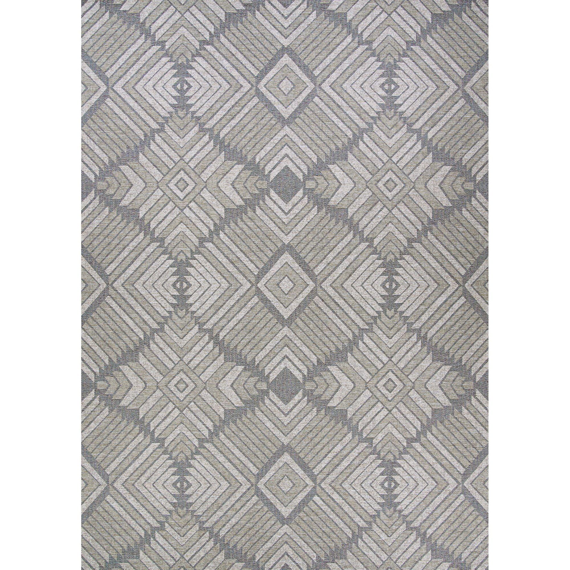 Dolce Umber Rectangular Flat Woven Synthetic Rug