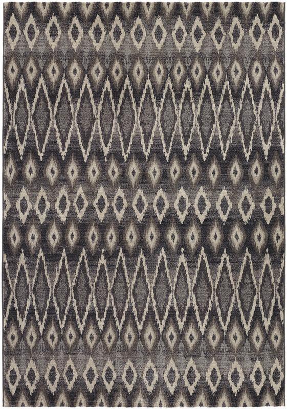 Easton Gray Synthetic Transitional Area Rug