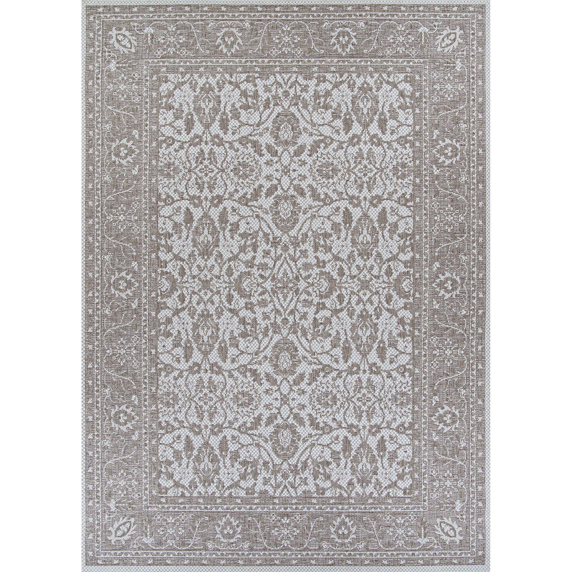 Couristan Marseille Carmoux Indoor/Outdoor Area Rug, 3'9" x 5'5", Mushroom