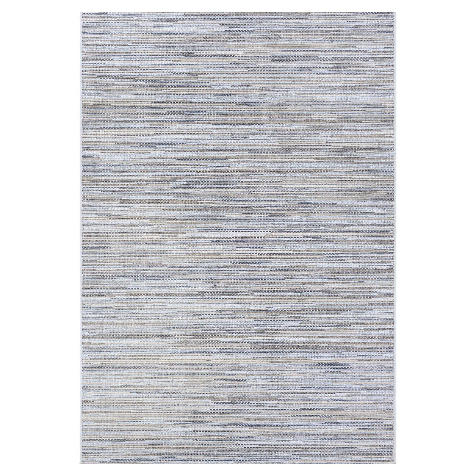 Monte Carlo Taupe-Champagne Flat Woven Indoor/Outdoor Rug