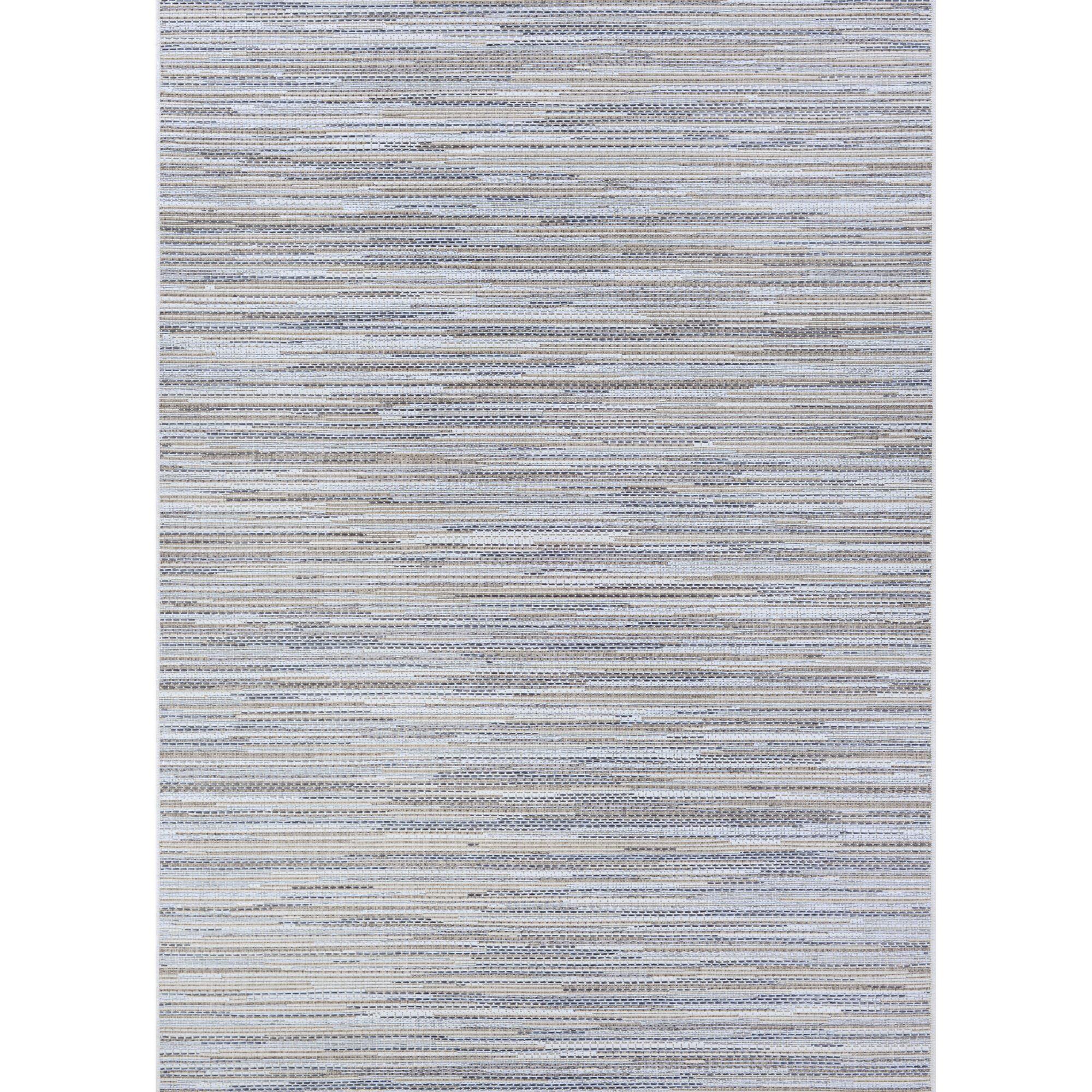 Couristan Monte Carlo Coastal Breeze Indoor/Outdoor Area Rug, 8'6" x 13', Taupe-Champagne