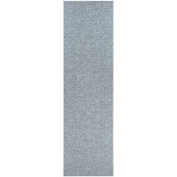 Couristan Monte Carlo Palmette Indoor/Outdoor Area Rug, 2'3" x 11'9" Runner, Grey-Ivory