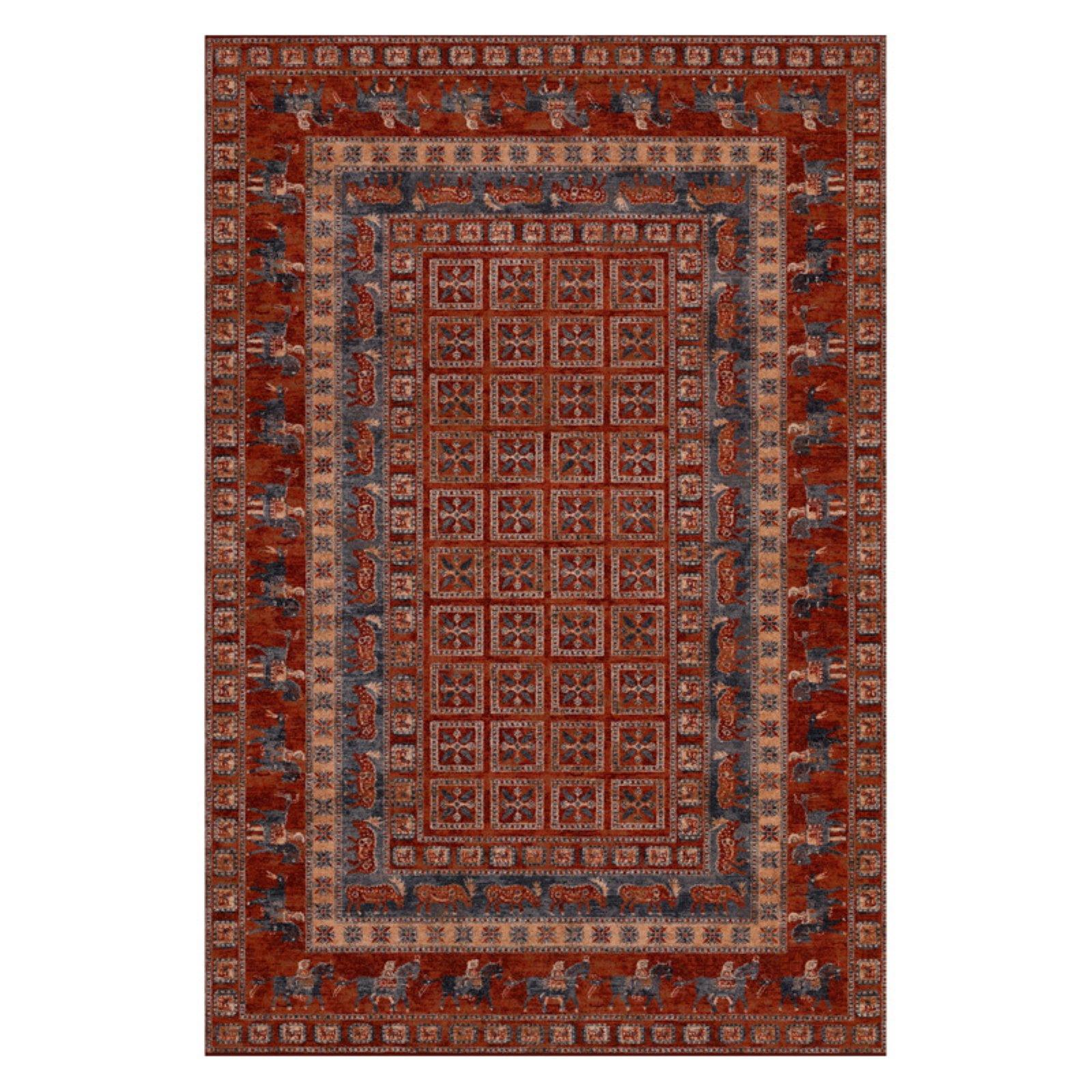 Couristan Old World Classics 1660/1300 Area Rug - Antique Red