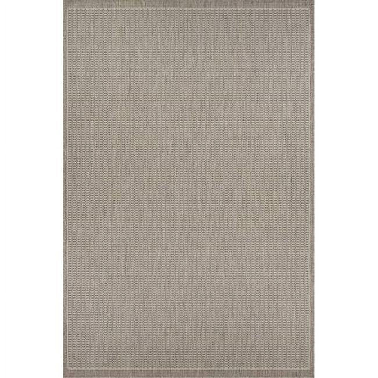Couristan Recife Saddle Stitch Indoor /Outdoor Area Rug, Champagne- Taupe, 7'6" x 10'9"