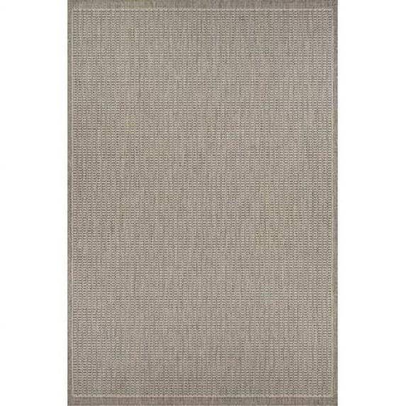Couristan Recife Saddle Stitch Indoor /Outdoor Area Rug, Champagne- Taupe, 7'6" x 10'9"