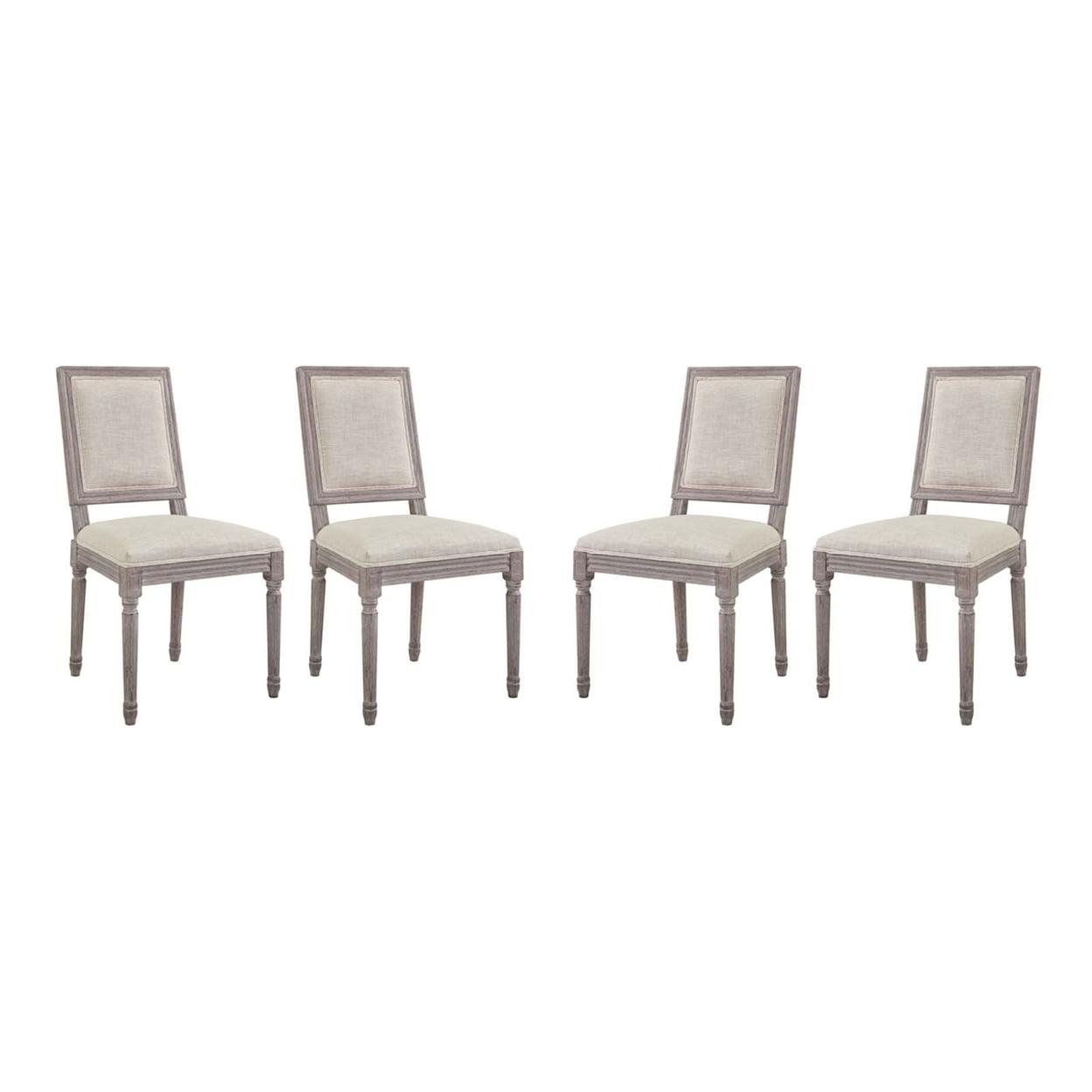 Court Upholstered Fabric Dining Side Chairs by Modway