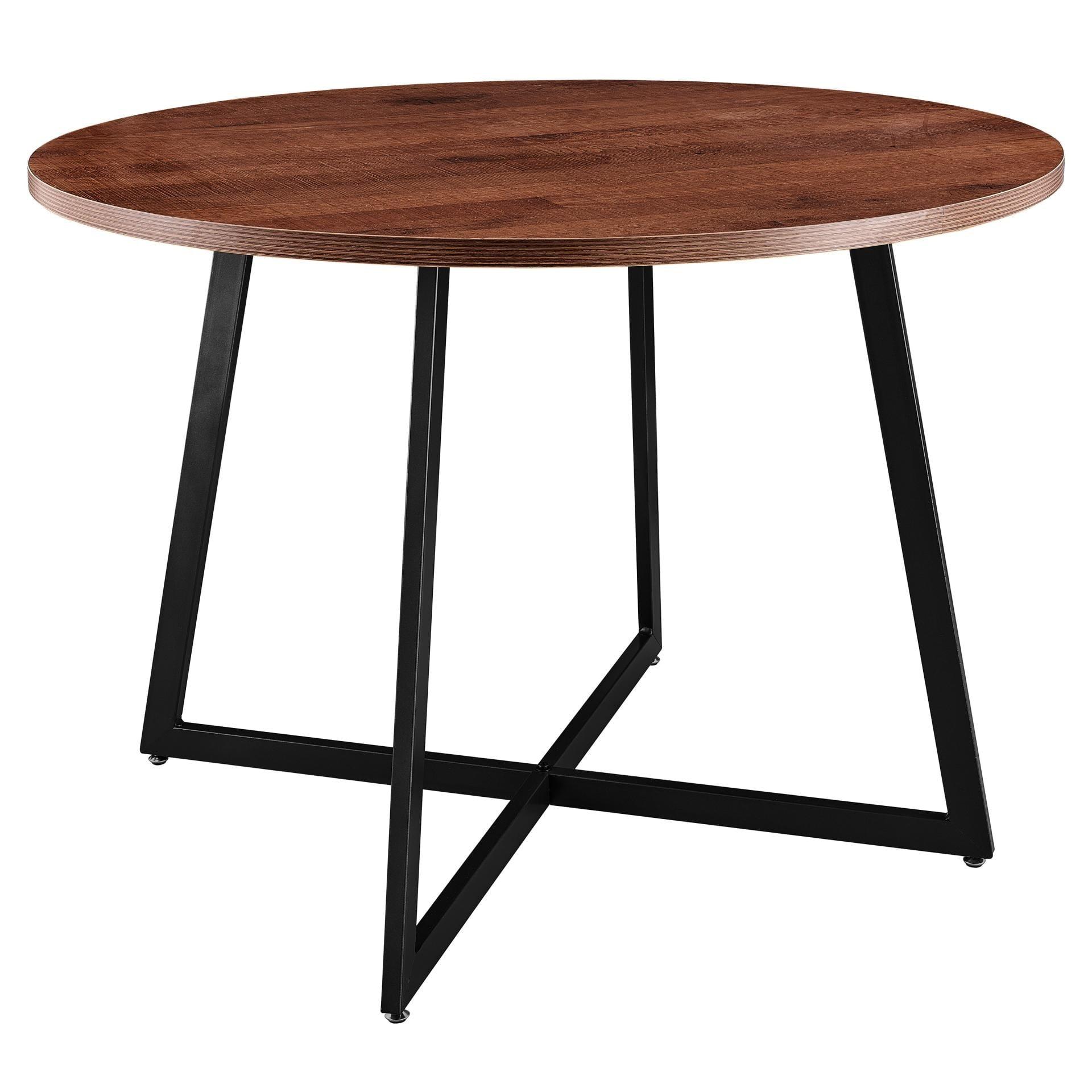Courtdale Gliese Brown 42" Round Wood Dining Table