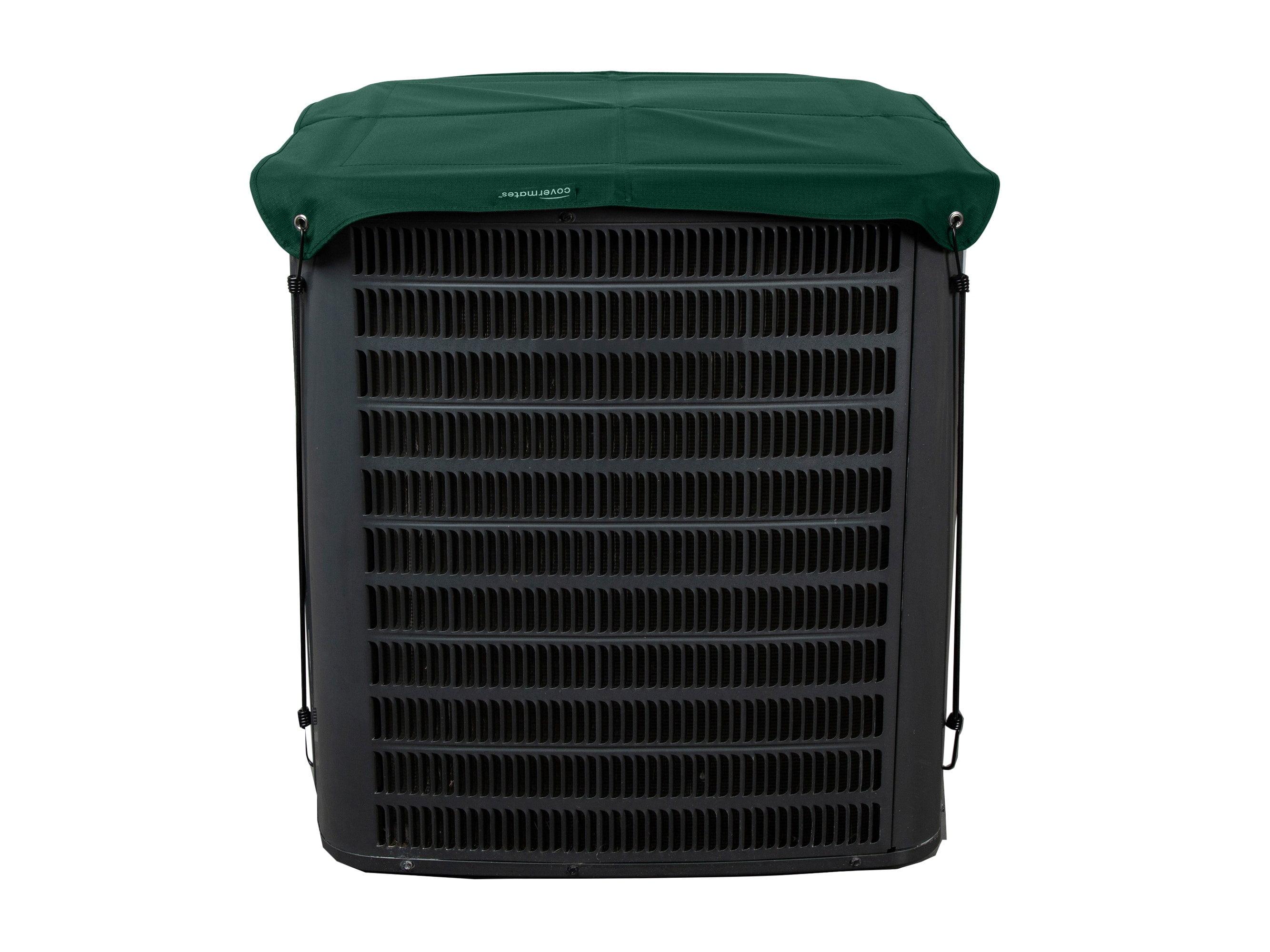 Covermates Armor Top Air Conditioner Cover - Durable Outdoor Protection for AC Units, Classic 12-Guage Vinyl, Armor Top 24W x 24D, Green