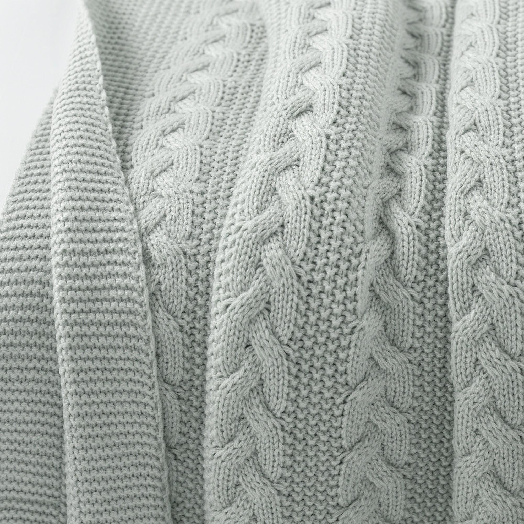 Allied Home Cable Knit Throw Blanket