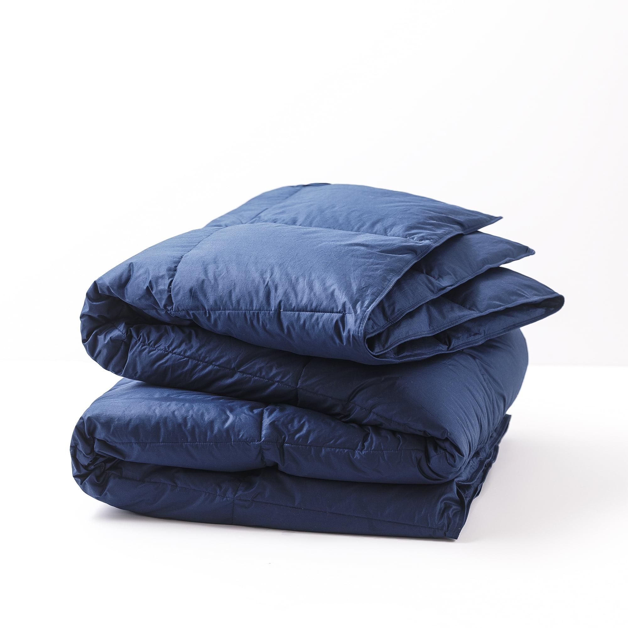 Cotton Twill Down Comforter - Allied Home