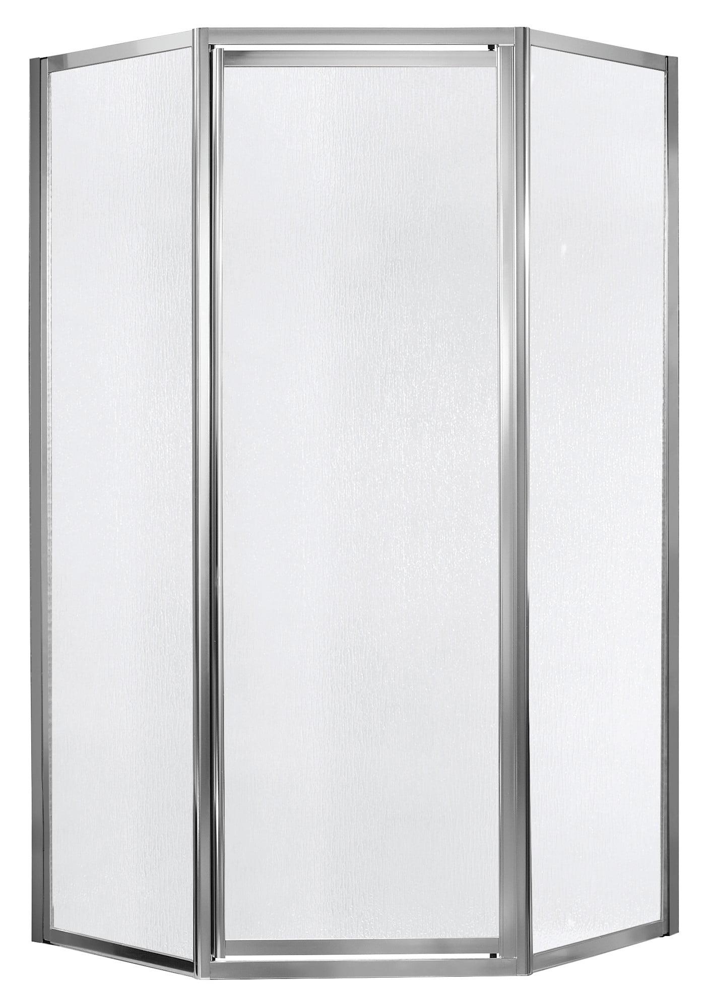 Craft + Main Tdna0470 Tides 70" High X 55-1/2" Wide Framed Shower Enclosure - Silver