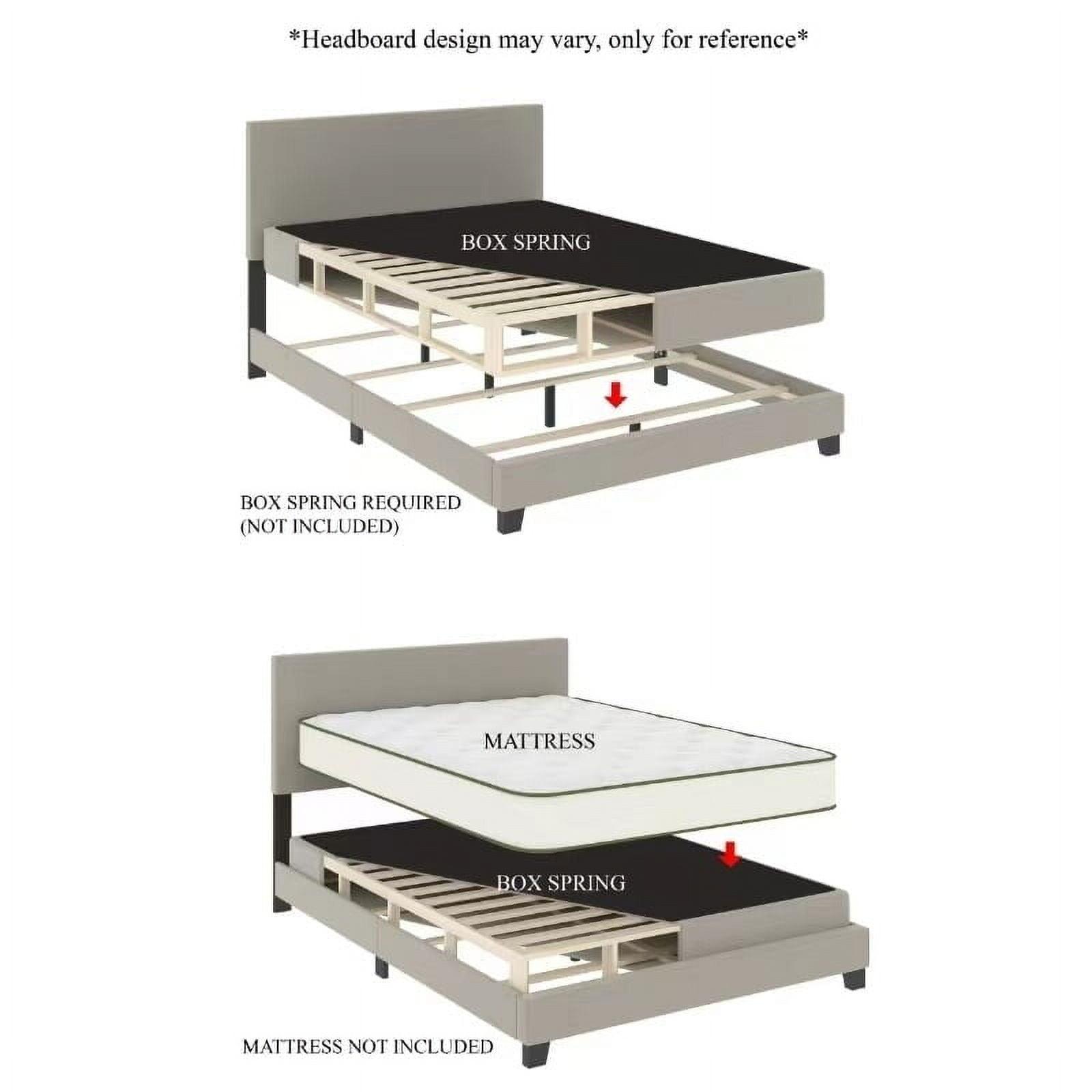 ChaletPosh Queen Size Upholstered Bed In Black Velvet