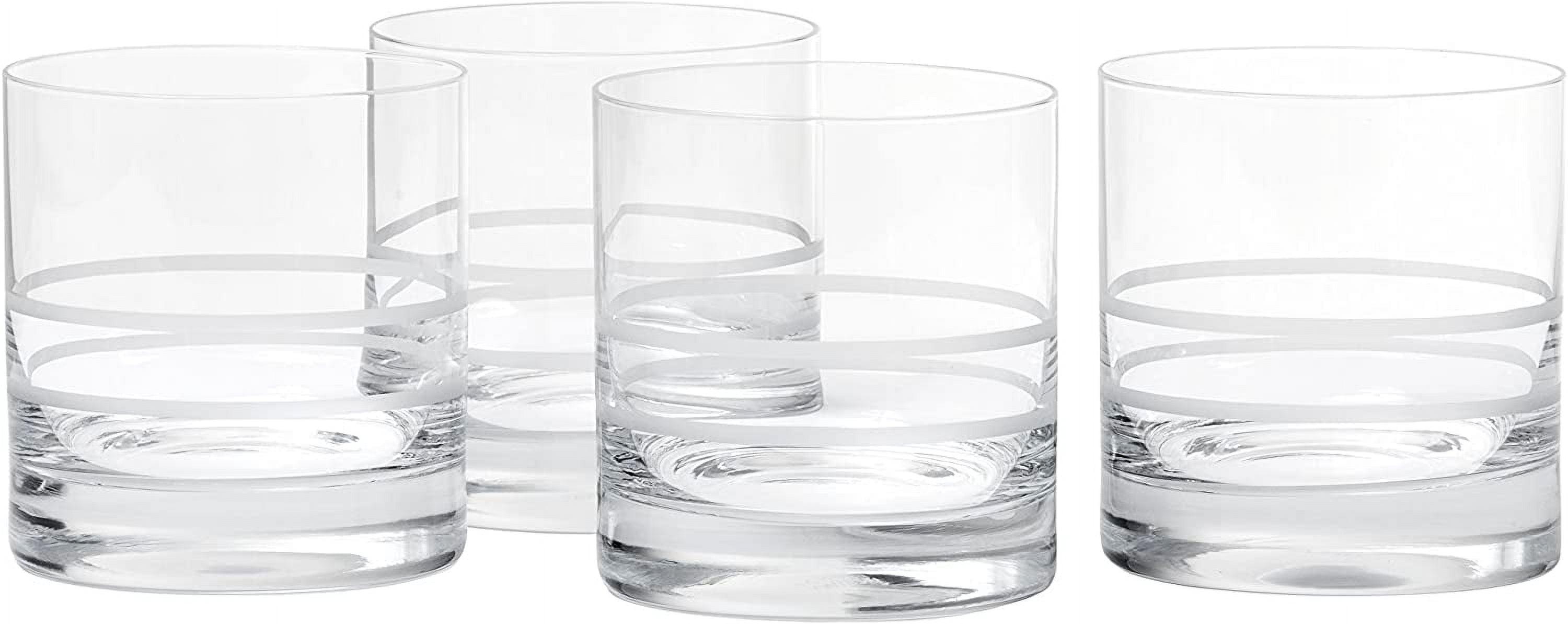 Crafthouse Clear Tritan Crystal 13.5oz Whiskey Glass Set of 4