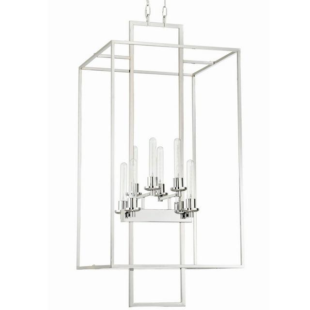 Craftmade 41538 Cubic 8 Light 20-1/2" Wide Cage Chandelier - Chrome
