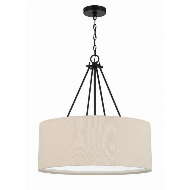 Craftmade 56594 Duke 3 Light 24" Wide Pendant - Black