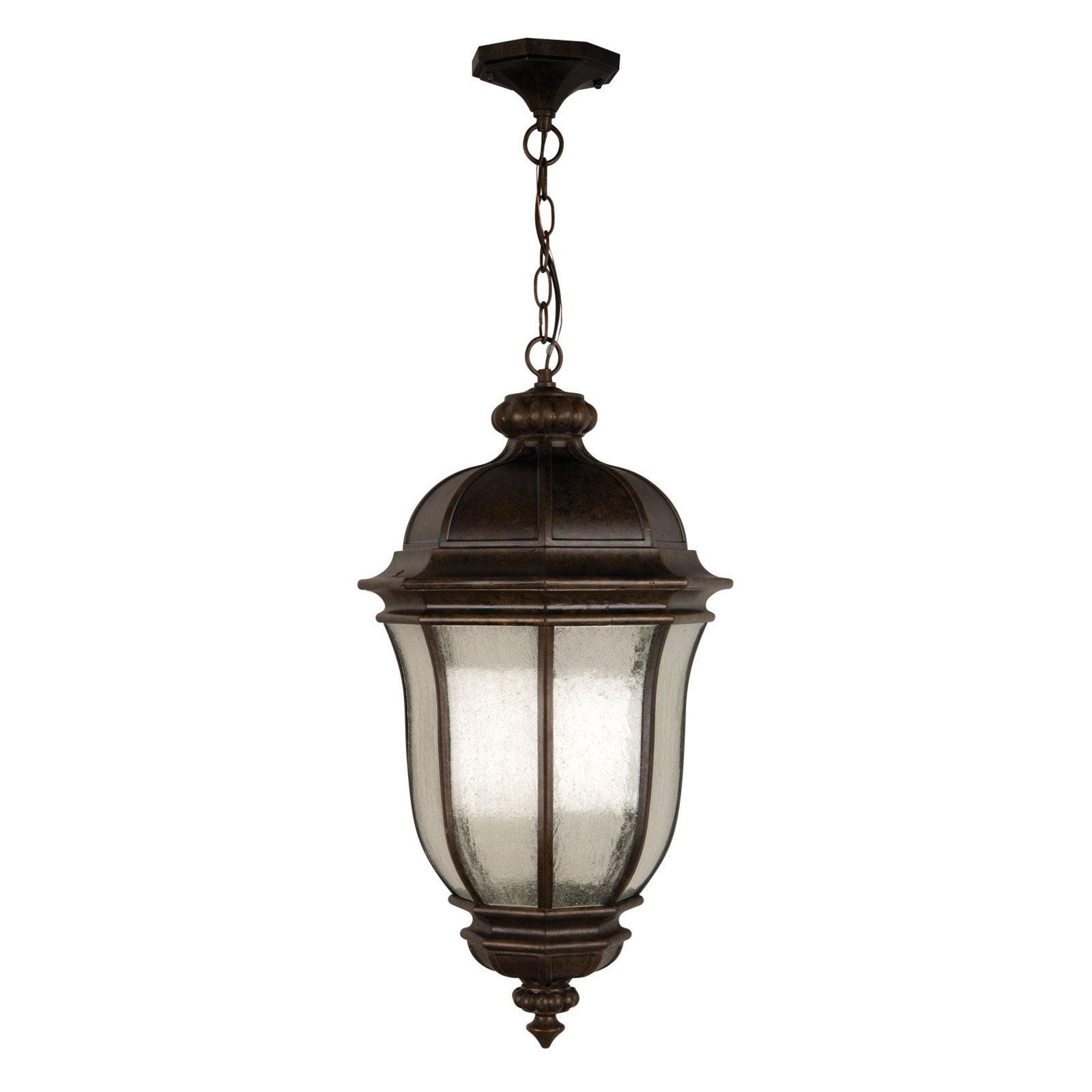 Peruvian Bronze 24" Traditional Outdoor Pendant Light