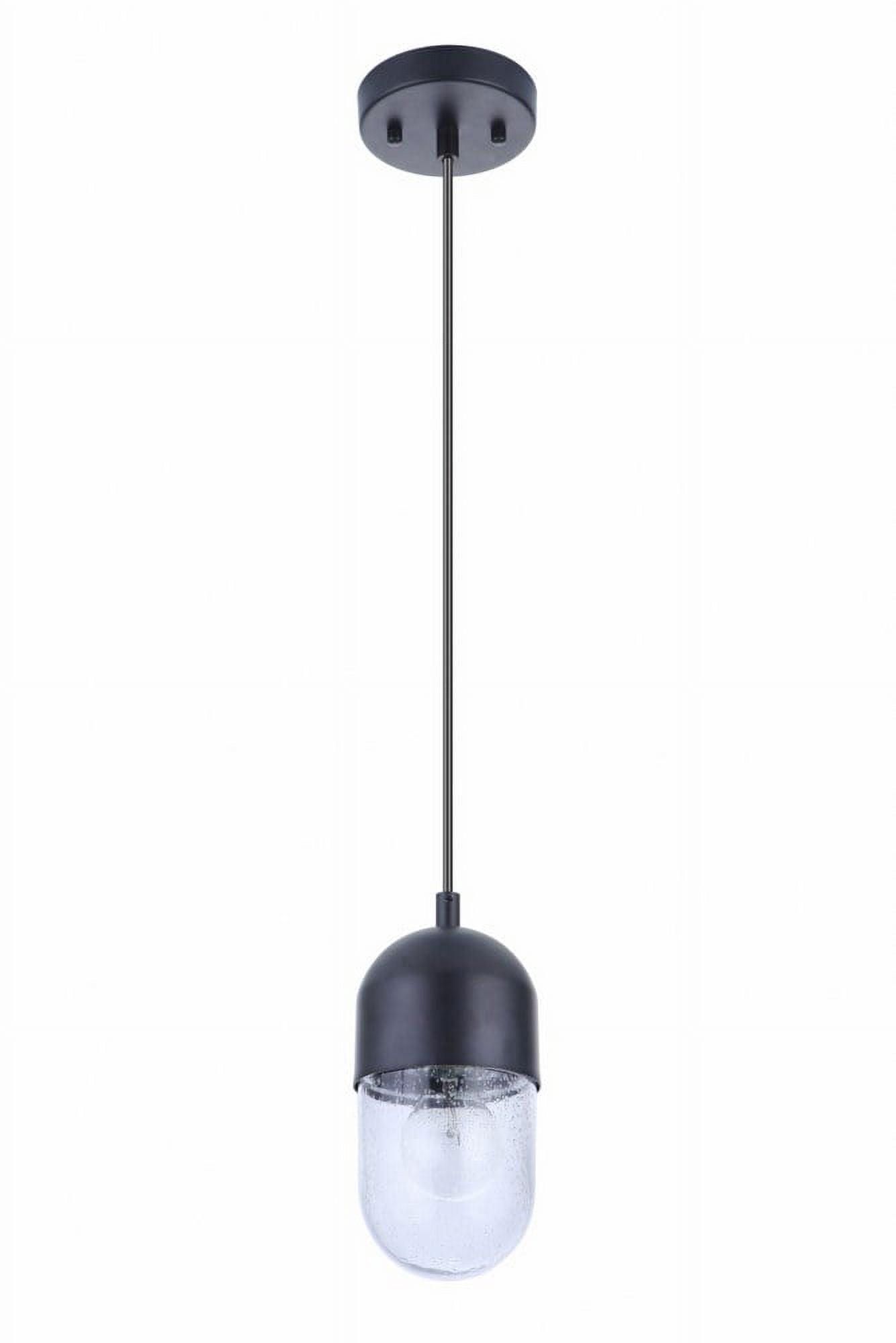 Craftmade Lighting 1 - Light Pendant in  Flat Black