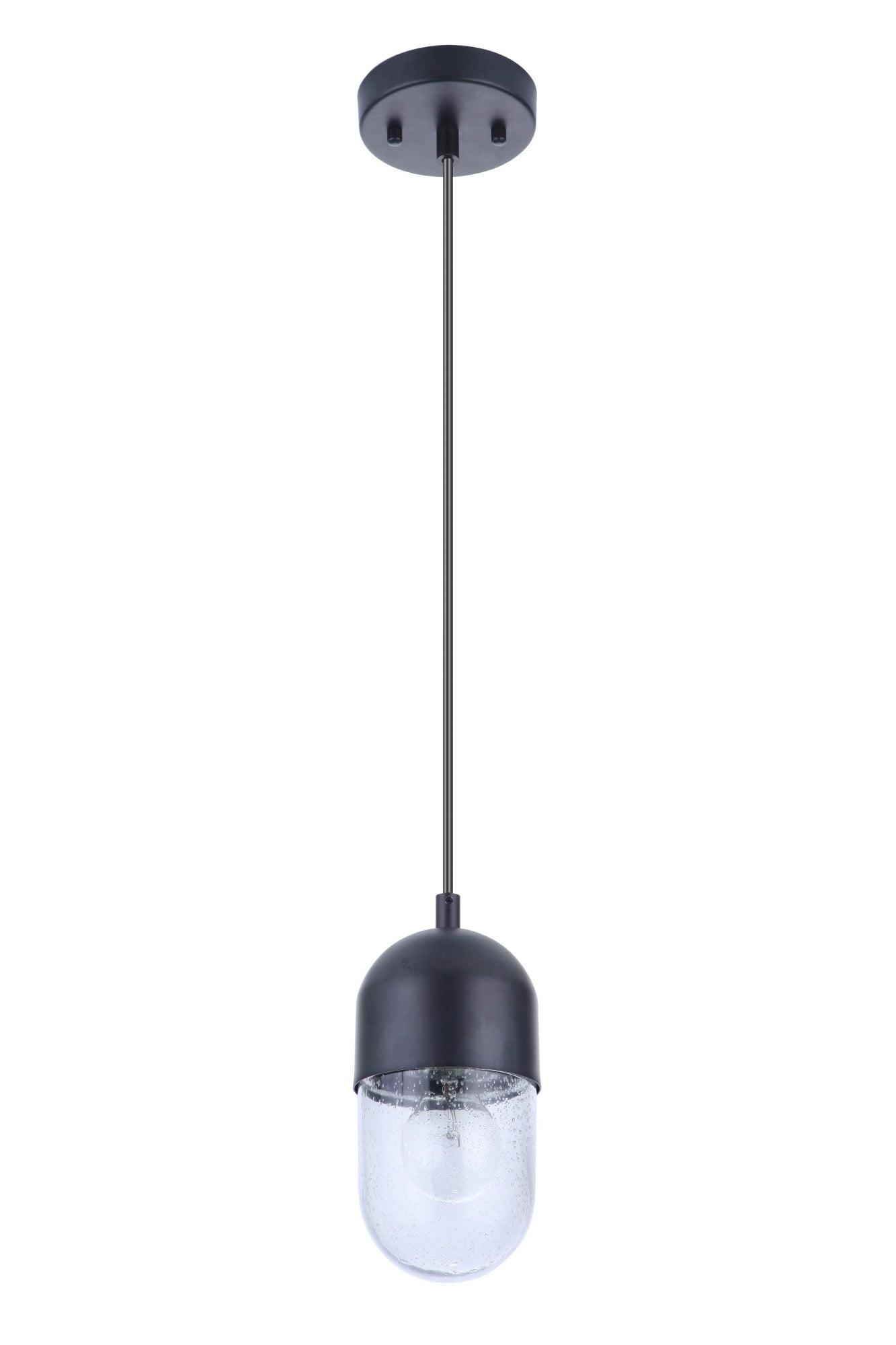 Craftmade Lighting 1 - Light Pendant in  Flat Black