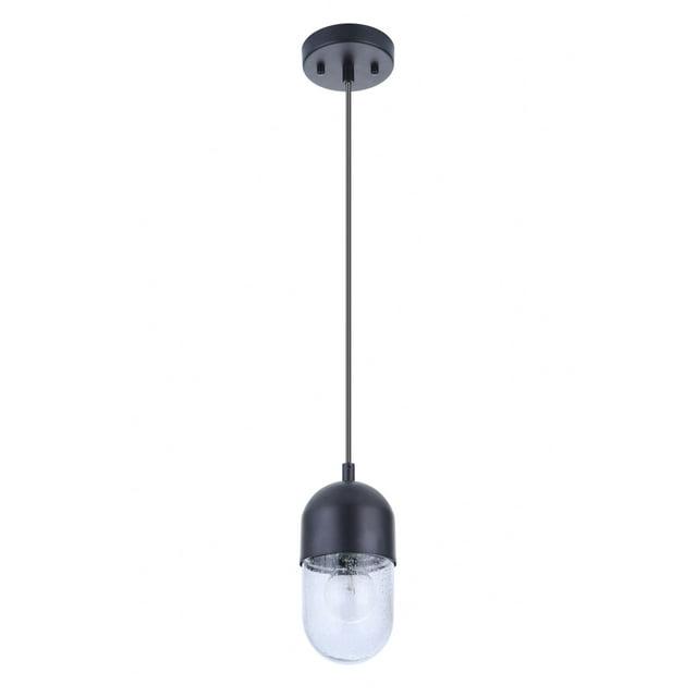 Craftmade Lighting 1 - Light Pendant in  Flat Black