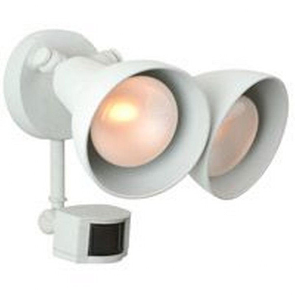 2 - Head Hardwired Outdoor Security Flood Light with Motion Sensor