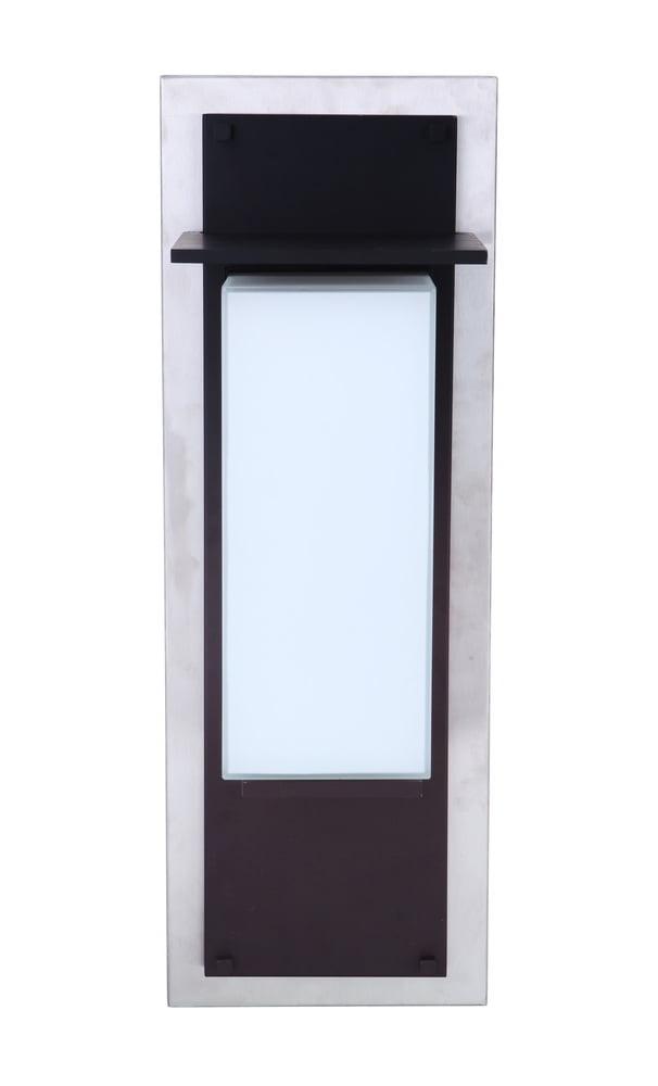 Stainless Steel Frosted Glass Dimmable LED Wall Lantern