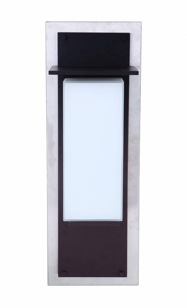 Craftmade Lighting Heights 1 - Light Wall Light in  Stainless Steel/Midnight