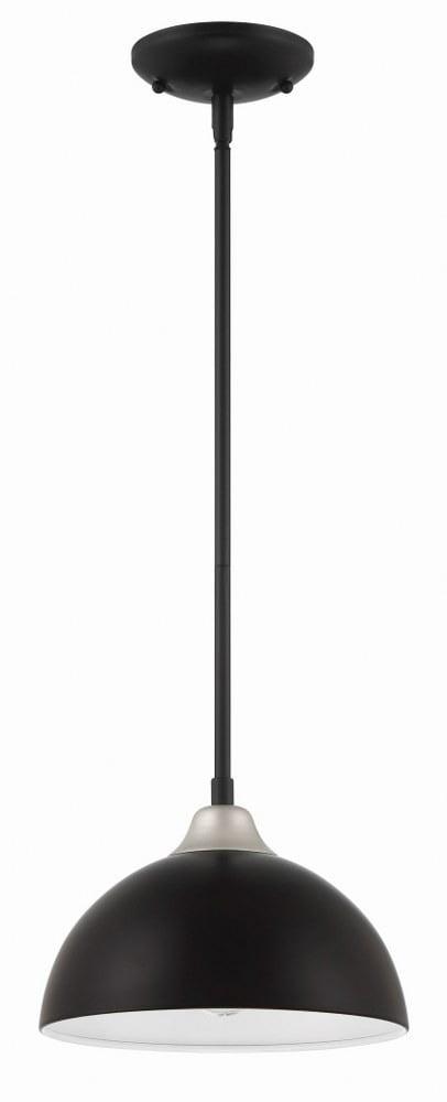 Craftmade Lighting Kahn 1 - Light Pendant in  Midnight/Satin Aluminum