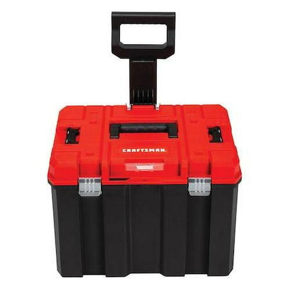 CRAFTSMAN Versastack System 17-in Red Plastic Lockable Tool Box