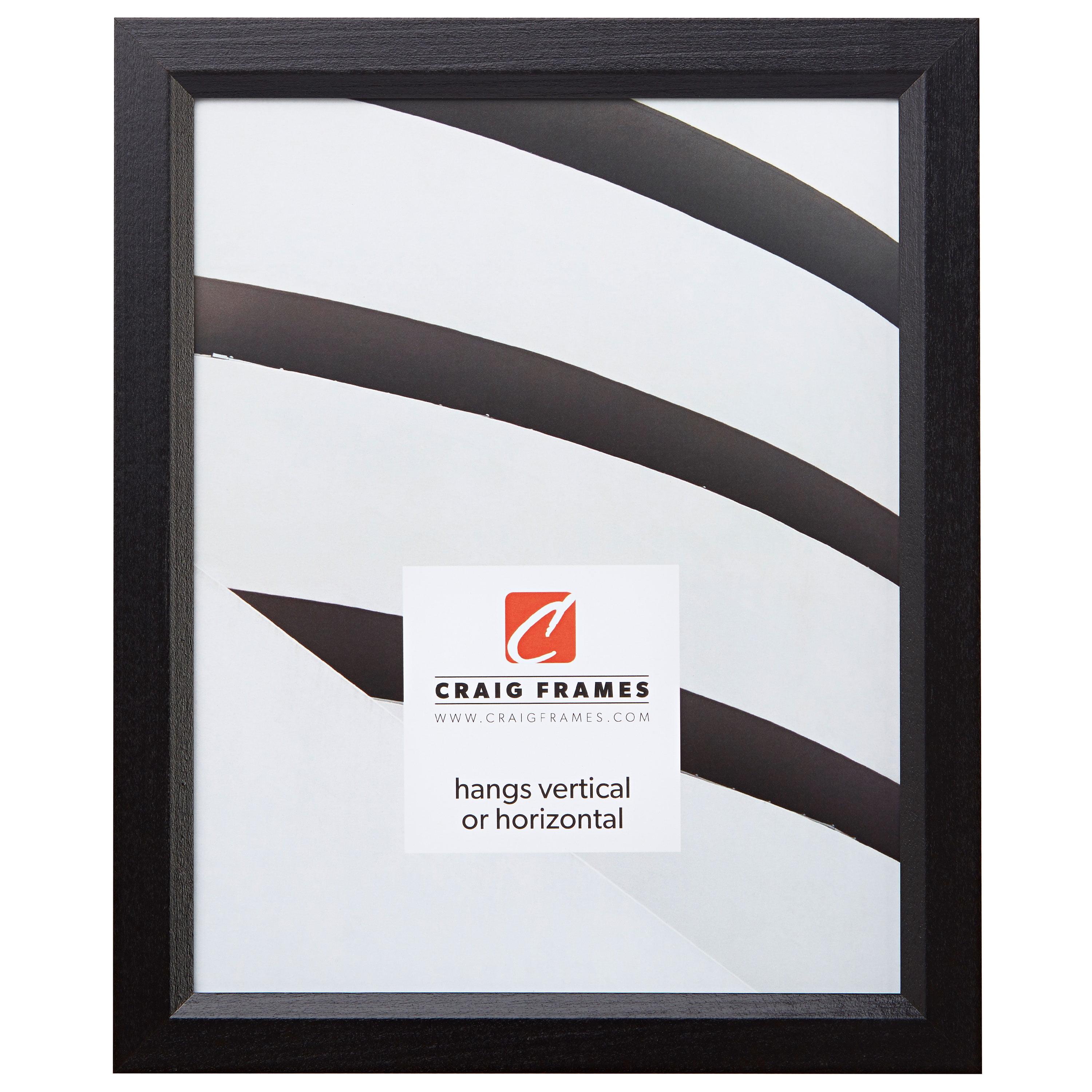 Craig Frames Hardwood Black Single Image Picture Frame