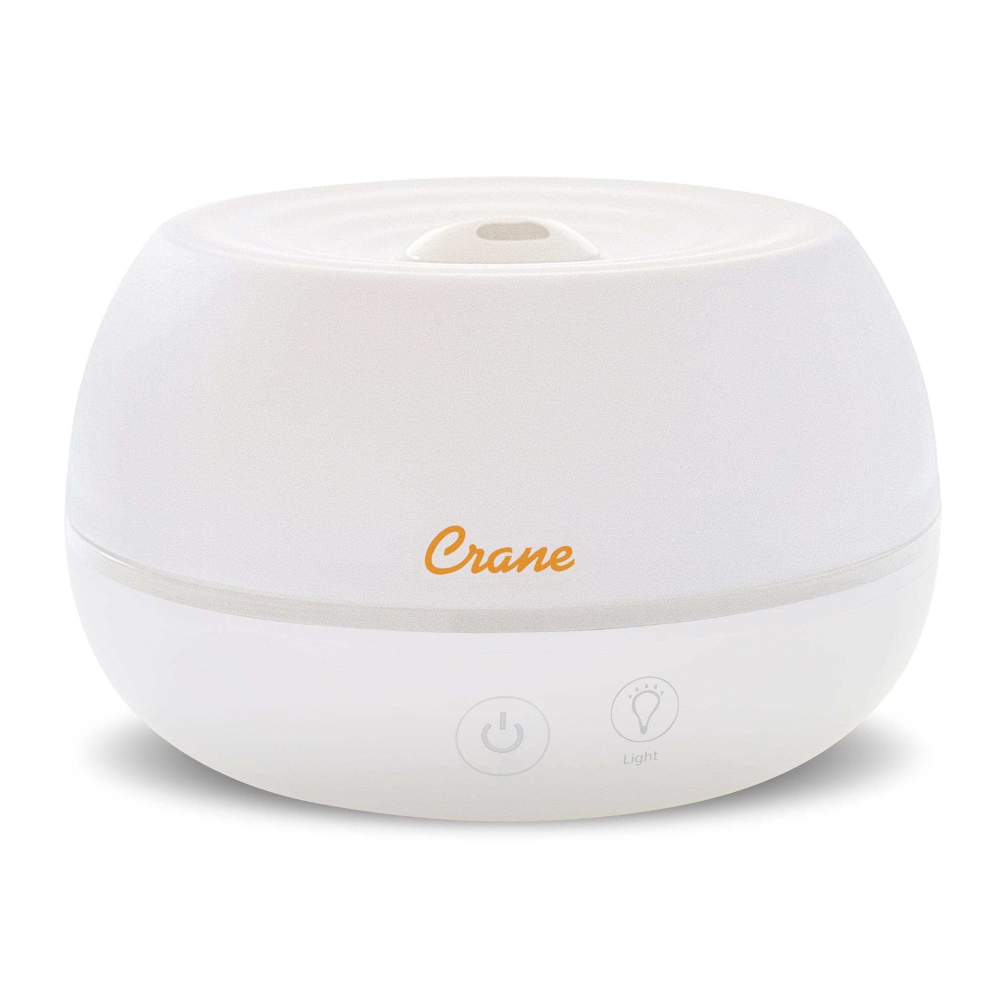 Crane USA 0.2 Gal. 2-in-1 Ultrasonic Cool Mist Humidifier & Aroma Diffuser for Small Rooms