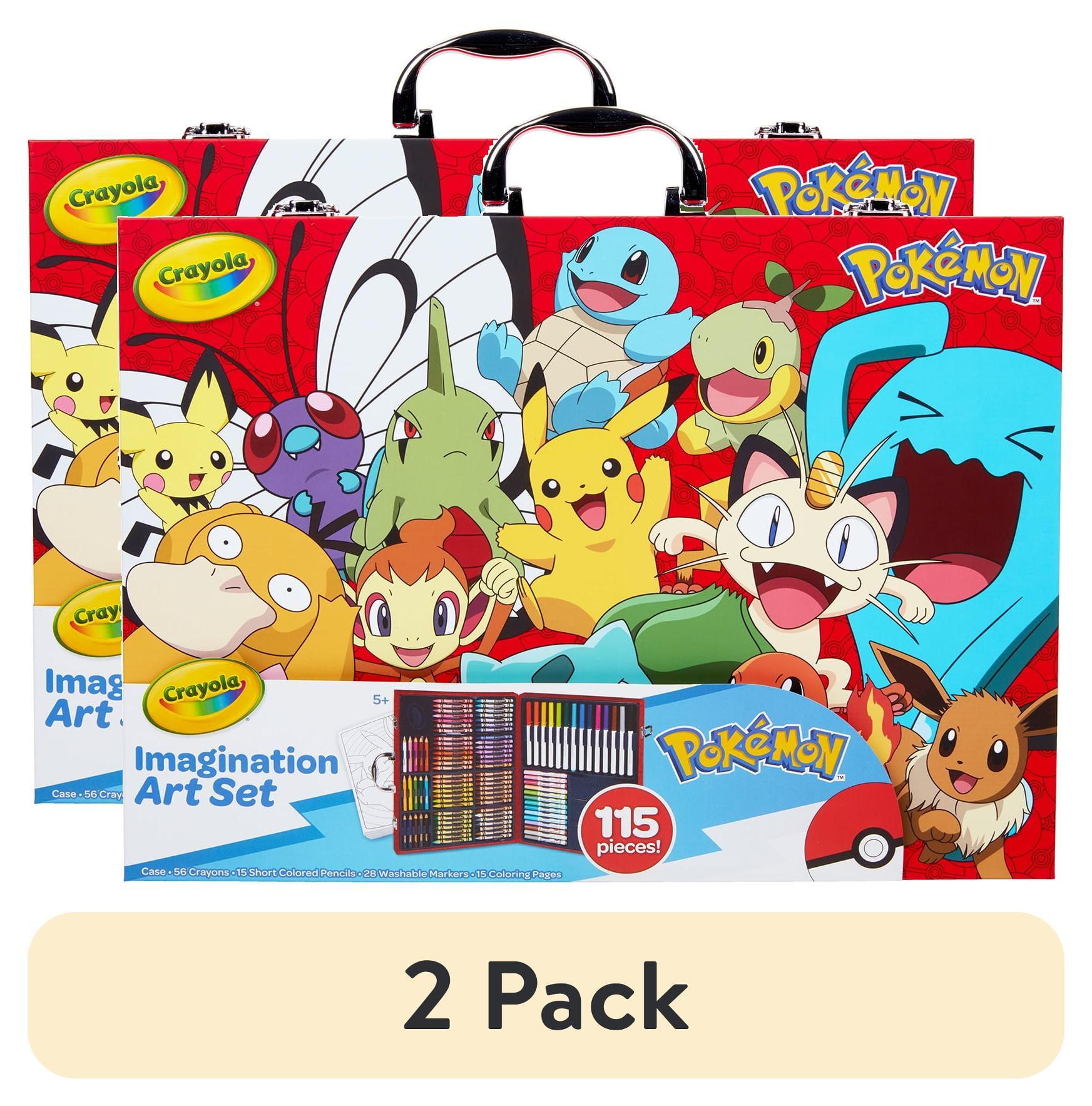 Crayola Imagination Art Set Pokemon: Drawing & Coloring Kit with Crayons, Markers, Pencils, & Sheets for Ages 5+