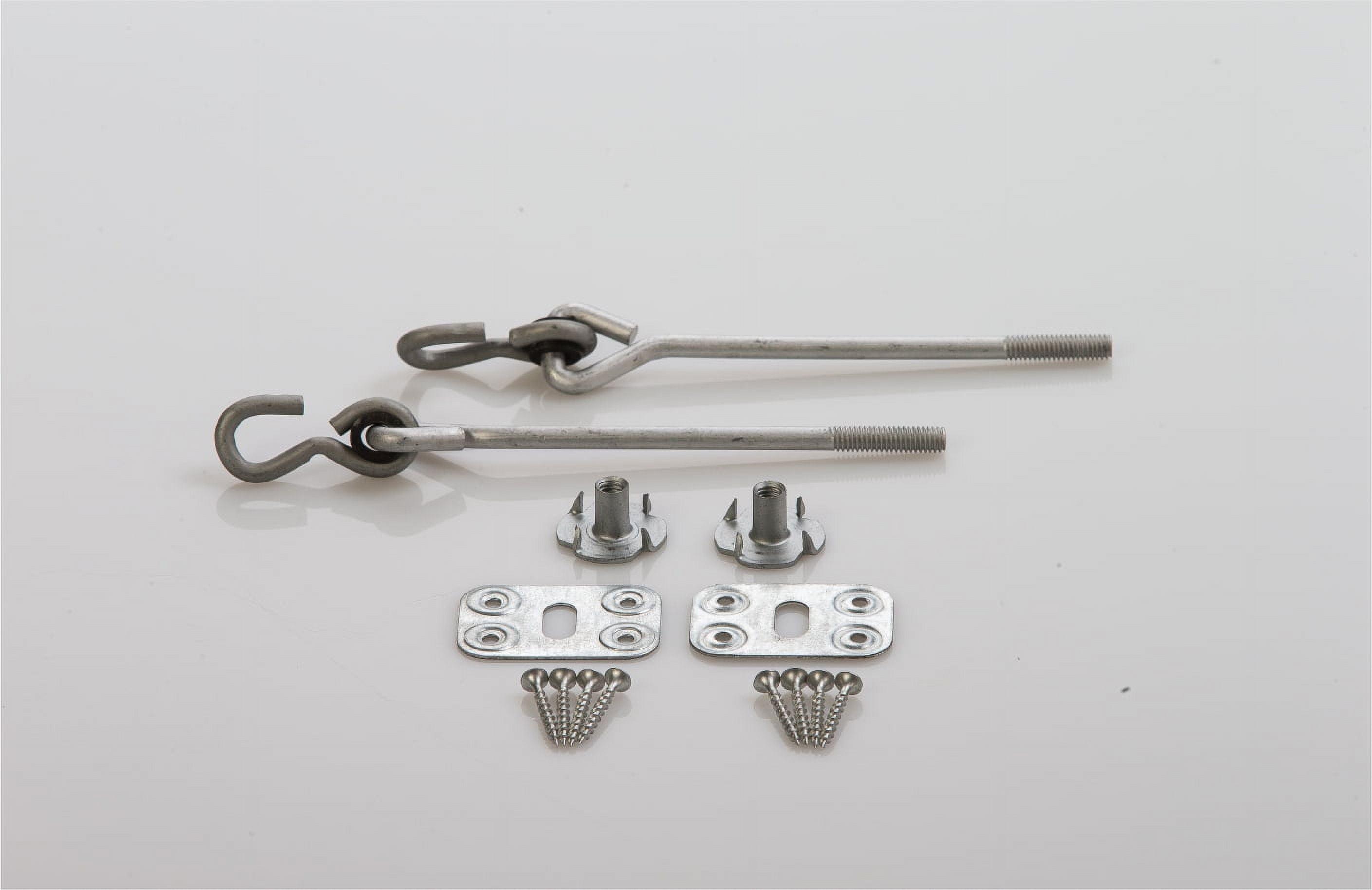 Silver Zinc-Coated Metal Swing Set Hardware Kit