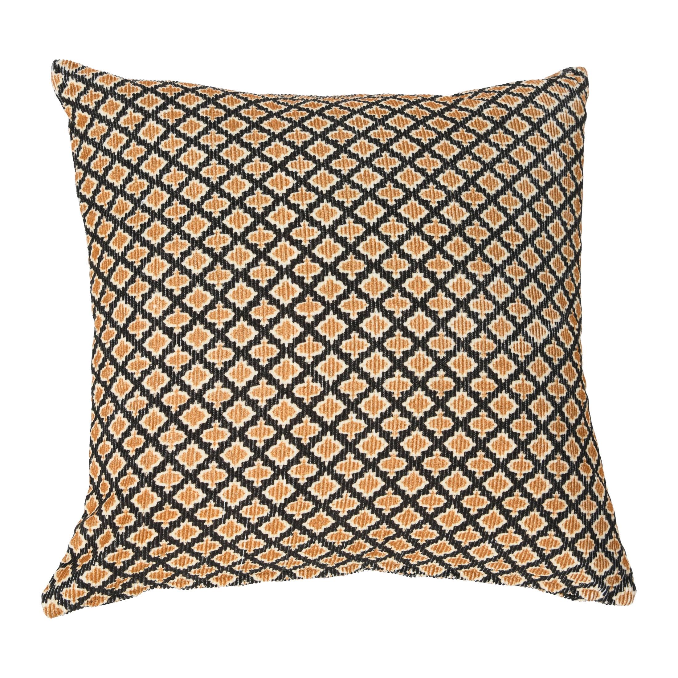 Creative Co-Op 20" Square Corduroy Geometric Print Pillow Cover