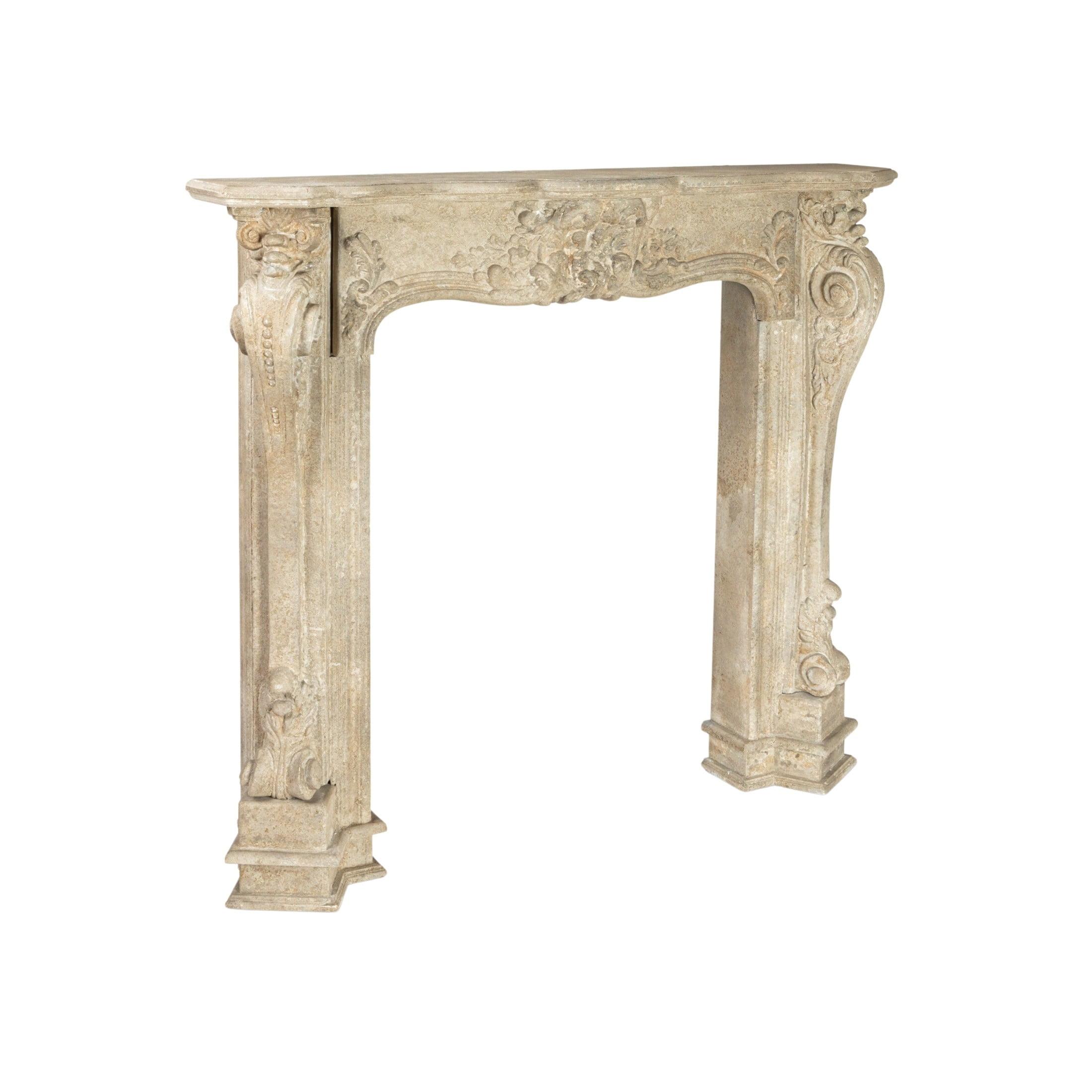 One Allium Way® Berthine Ornate Decorative Fireplace Mantel