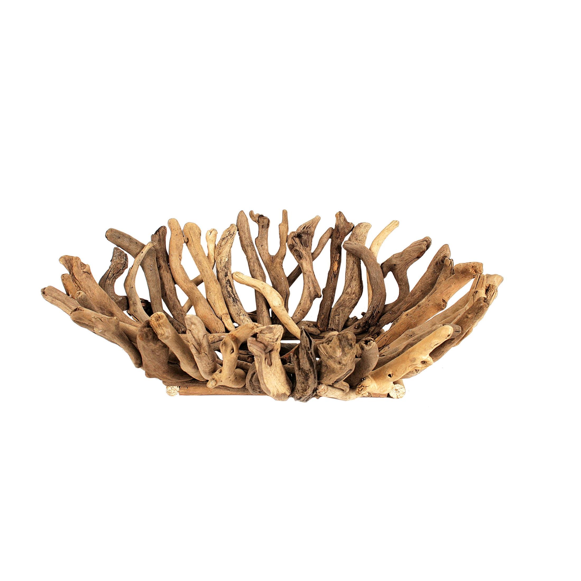 Storied Home Driftwood Tray - Handcrafted, Artisanal Centerpiece, Decorative Wood Platter, Nautical Decor