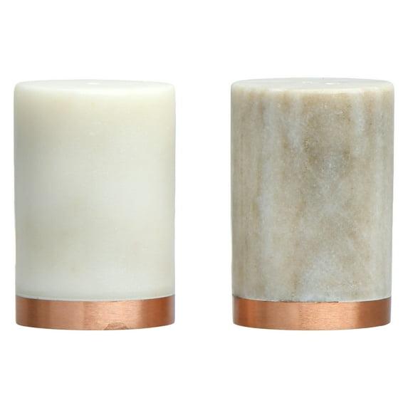 Creative Co-Op Marble Salt and Pepper Shaker Set & Reviews | Joss & Main