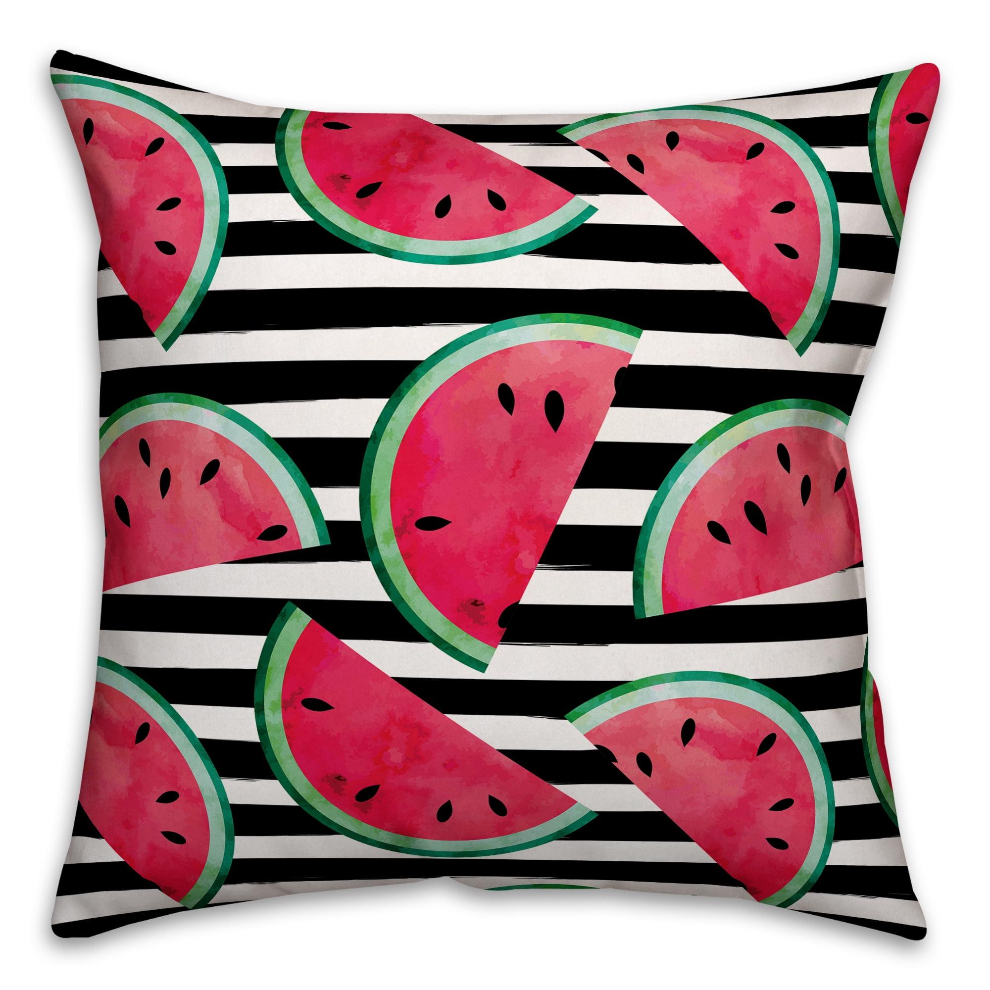 Creative Products Watercolor Watermelons 18x18 Indoor / Outdoor Pillow