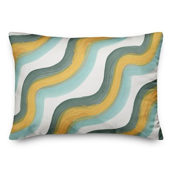 Designs Direct Creative Group Striped Indoor/Outdoor Reversible Throw Pillow