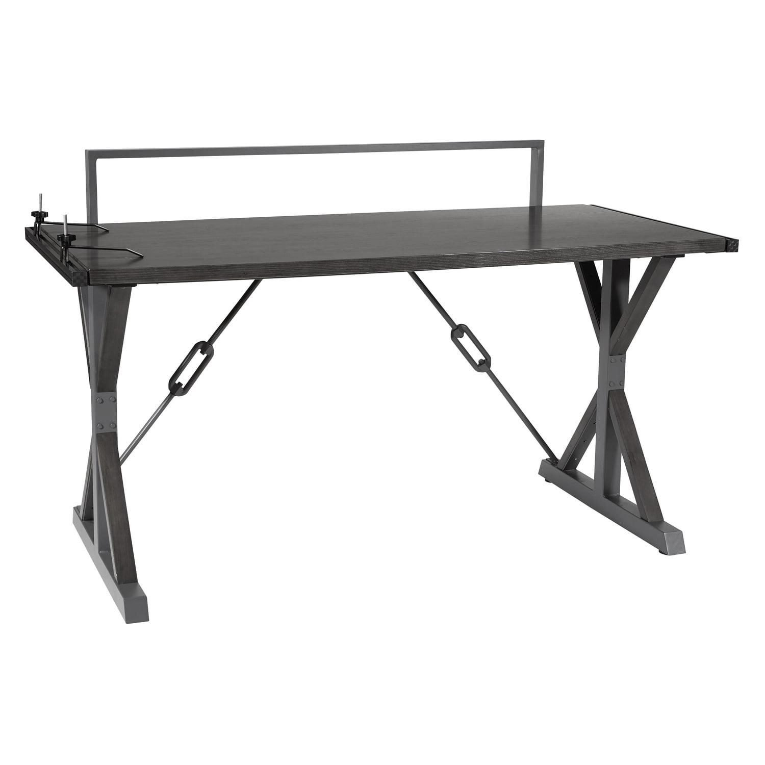 Creator Instructable Desk in Gray by OSP Home Furnishings