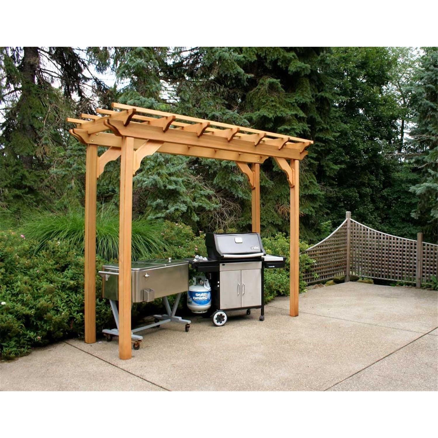 Cedar New Dawn Pergola - 3 ft. x 10 ft.