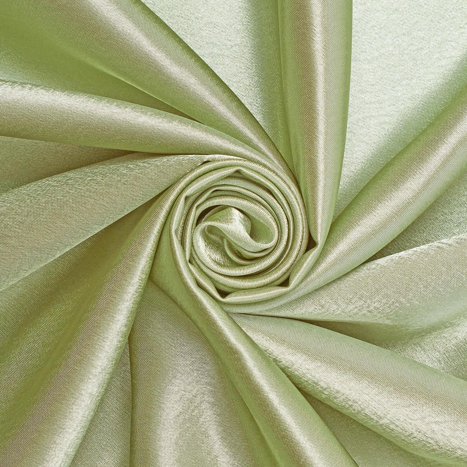 Crepe Back Satin Bridal Fabric Drapery Soft 60" Inches By the Yard (Hunter Green)