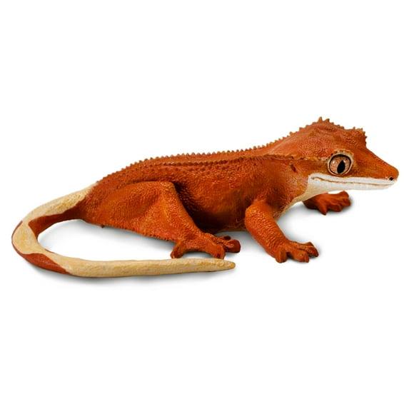Safari Ltd. Crested Gecko Figurine - Realistic 5.5" Reptile Figure - Educational Toy for Boys, Girls & Kids Ages 3+