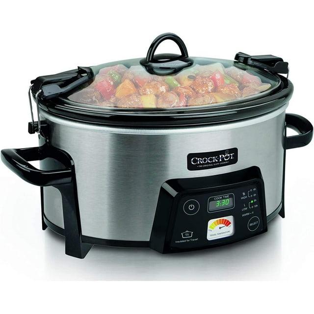 Crock-Pot SCCPCTS605-S Cook Travel Serve 6-Quart Programmable Slow Cooker