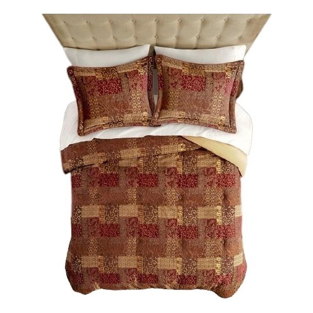 Croscill Croscill Galleria 4 Piece Chenille Jacquard Comforter Set