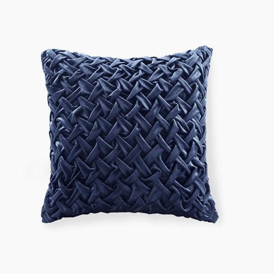 Almohada Decorativa Cuadrada Croscill Classics Winchester en Azul Marino 20x20"