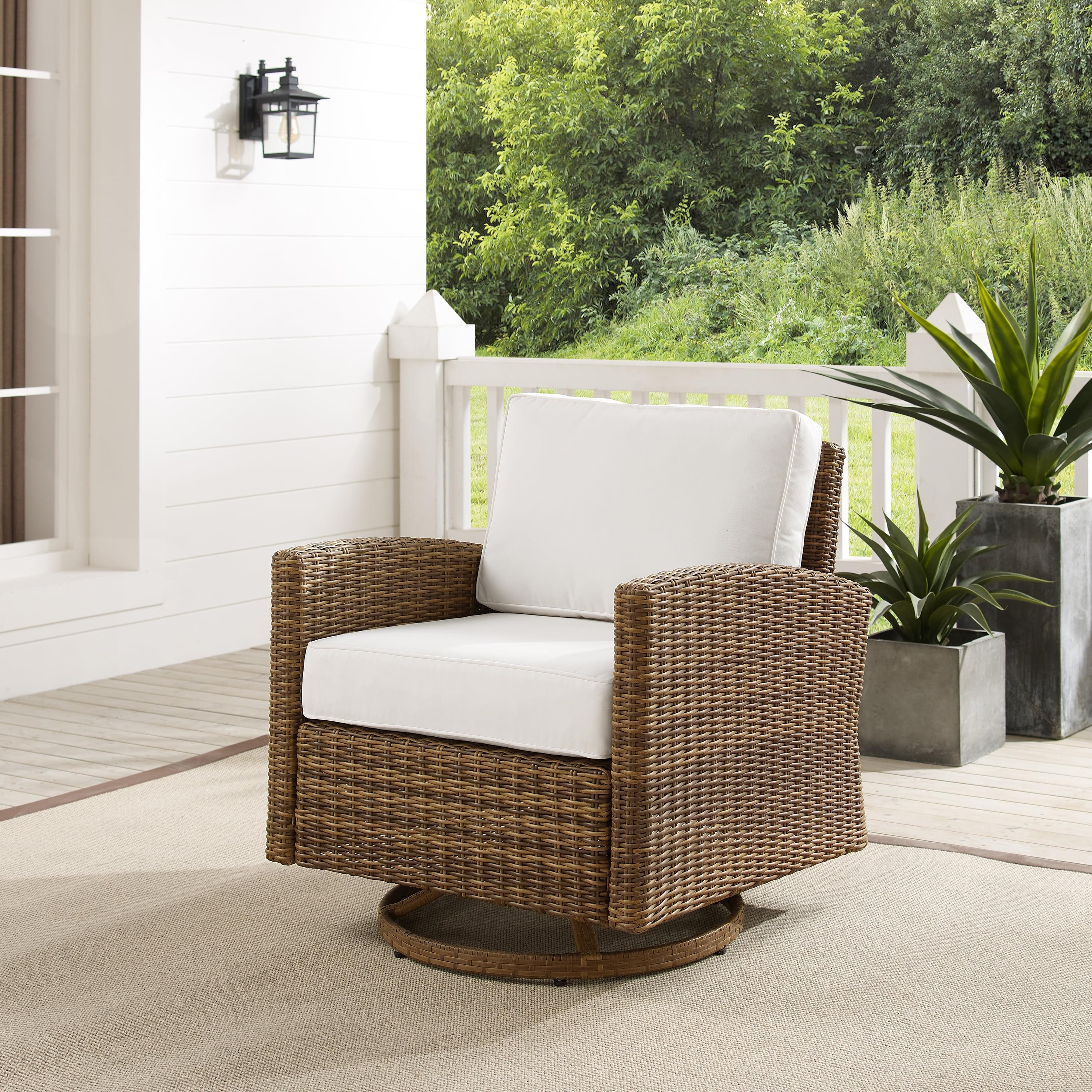 Bradenton Outdoor Steel Swivel Rocking Chair - Crosley