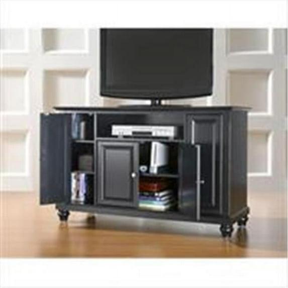 CAMBRIDGE 48" TV STAND IN BLACK FINISH