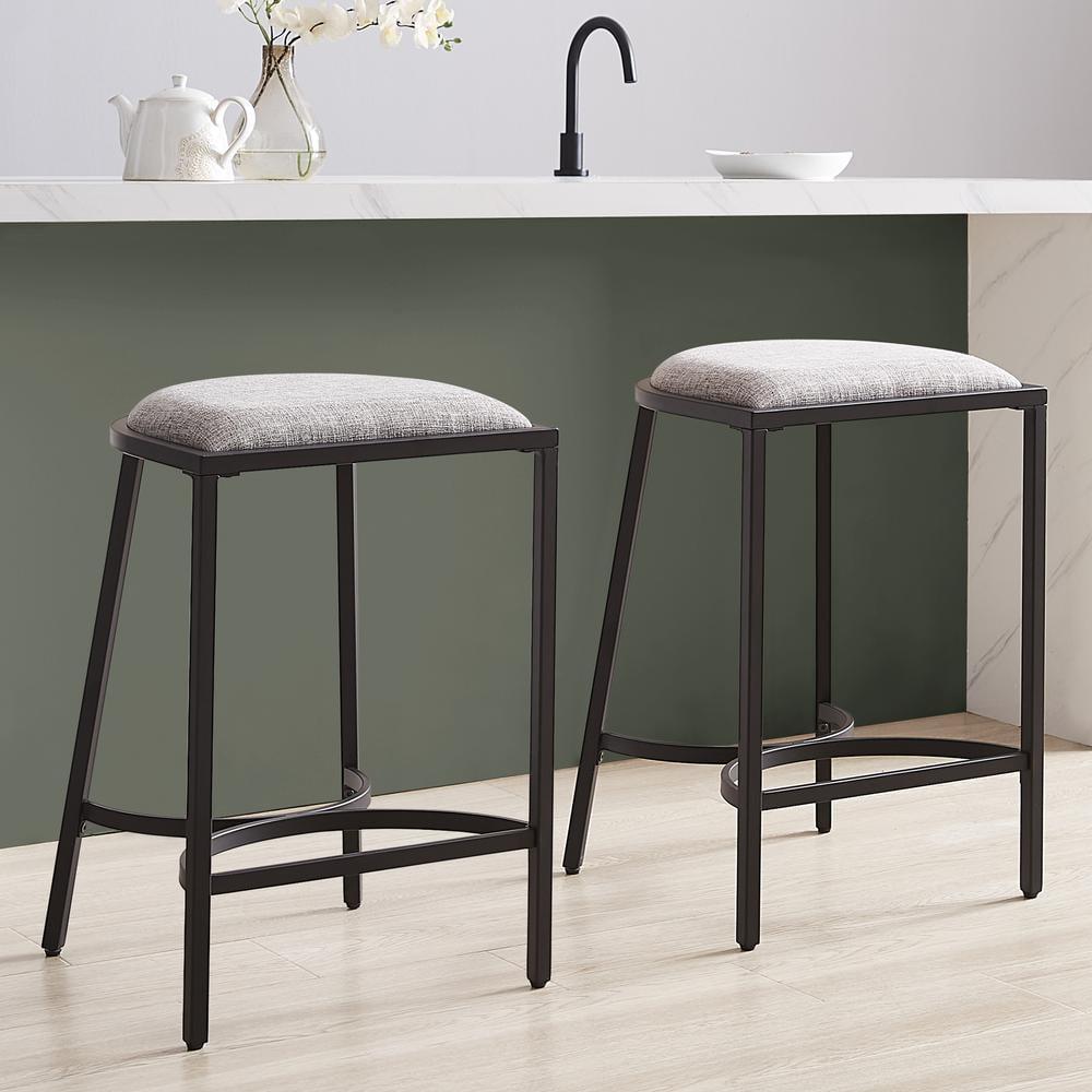 Set of 2 Ellery Counter Height Barstools - Crosley