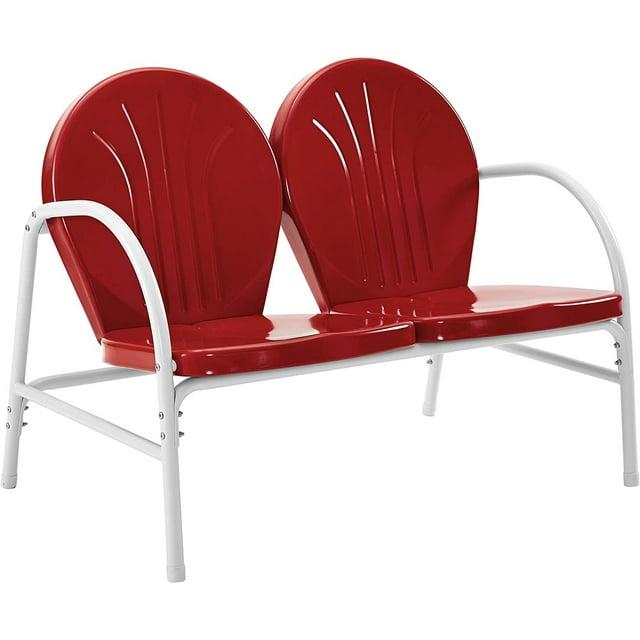 Griffith Outdoor Loveseat - Bright Red - Crosley